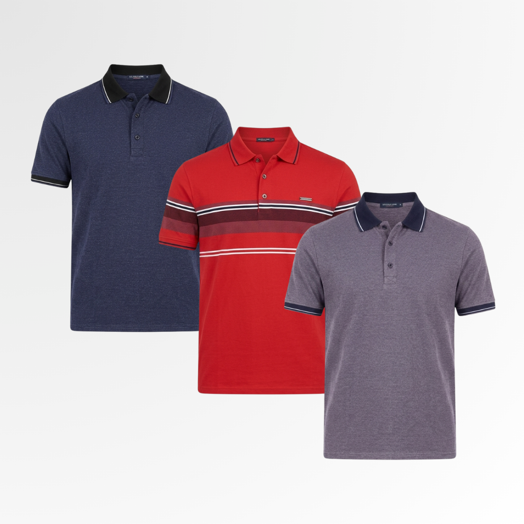 Premium Polo Combo – 3 Pack | Classic Set