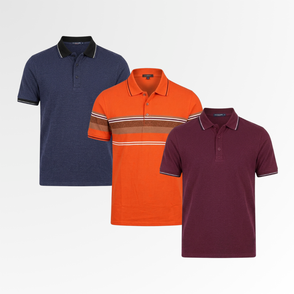 Premium Polo Combo – 3 Pack | Prestige Set