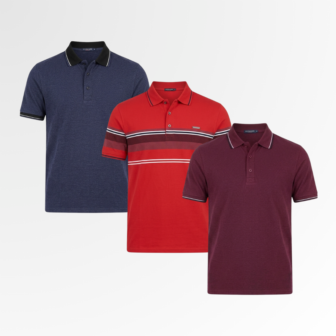 Premium Polo Combo – 3 Pack | Essential Set