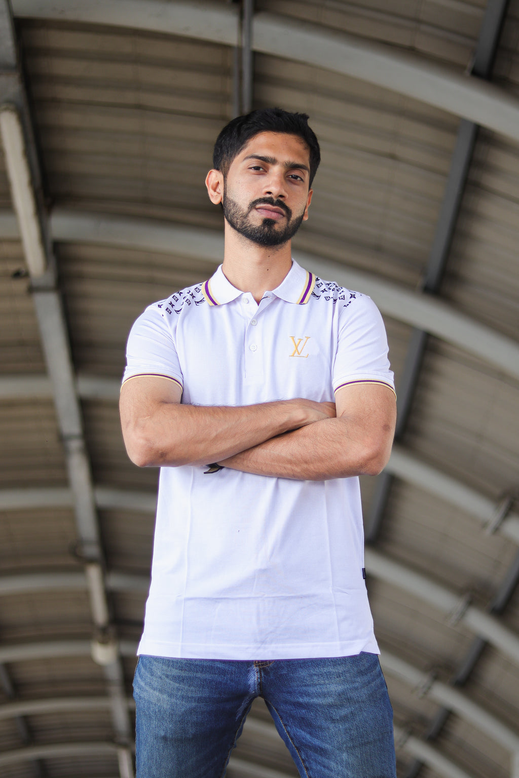 Luis Vuitton Polo T shirt - White