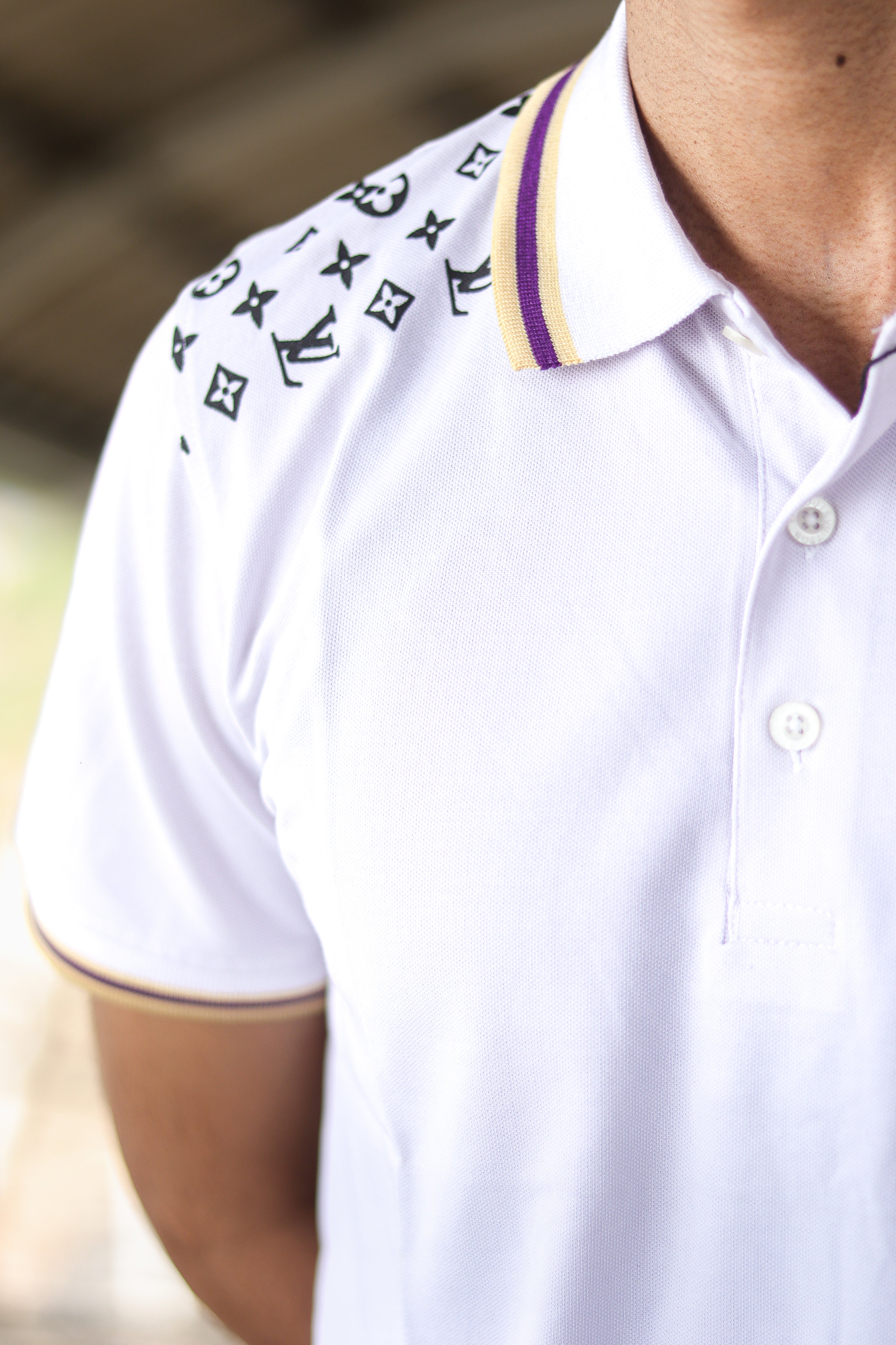 Luis Vuitton Polo T shirt - White