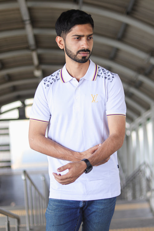 Luis Vuitton Polo T shirt - White