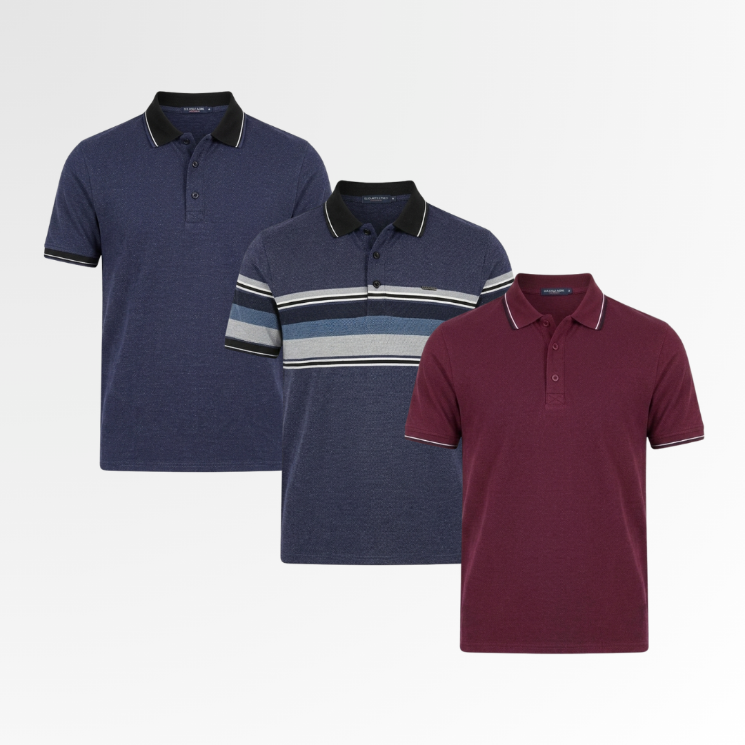 Premium Polo Combo – 3 Pack | Elite Set