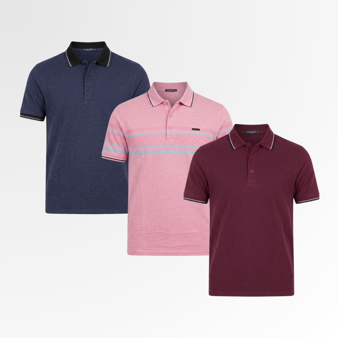 Premium Polo Combo – 3 Pack | Icon Set